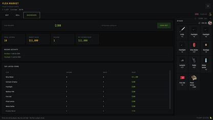 EFT Flea Market – Player-to-Player Trading