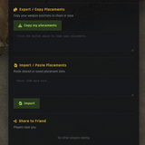 Weapon Placement System Advanced Backitems