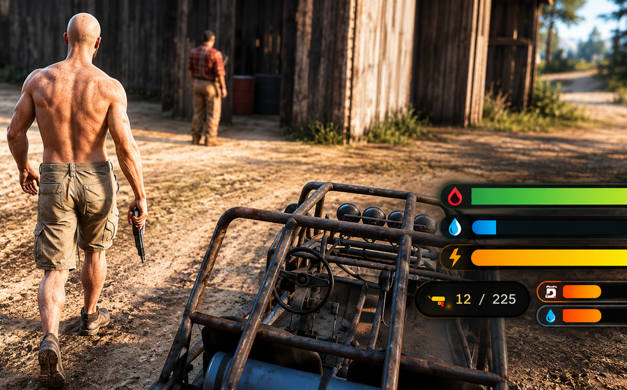 Survival Style Hud