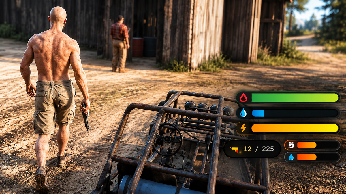 Survival Style Hud