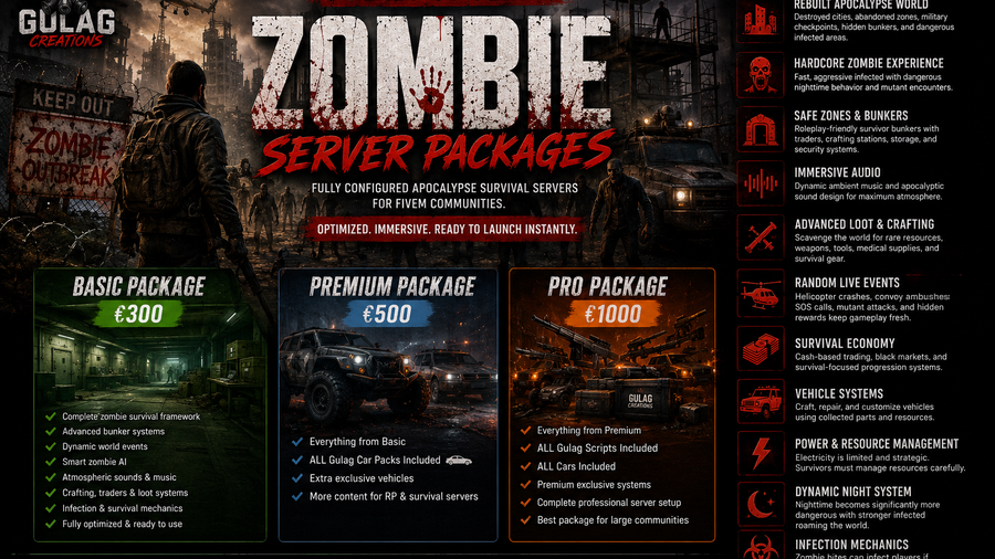 Zombie Survival Base Server [RP] [Survival]