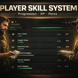Skill System – Progression, Titles & Leaderboard