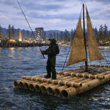 Wooden Raft