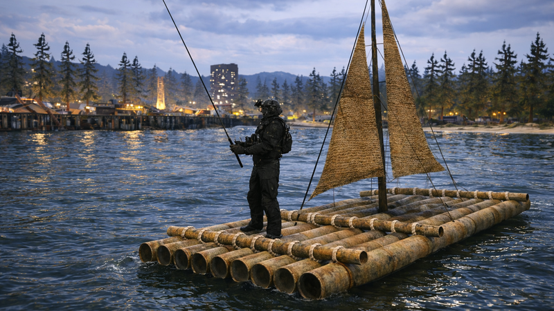 Wooden Raft
