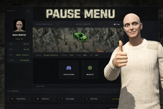 Gulag Pause Menu