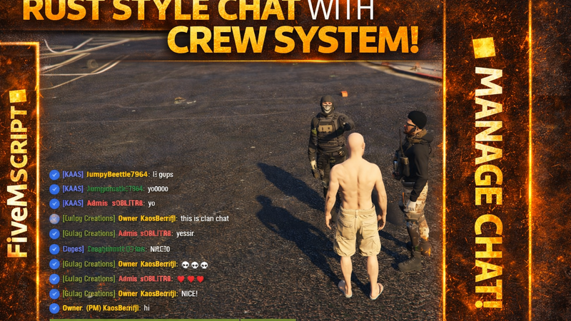 Rust-style chat