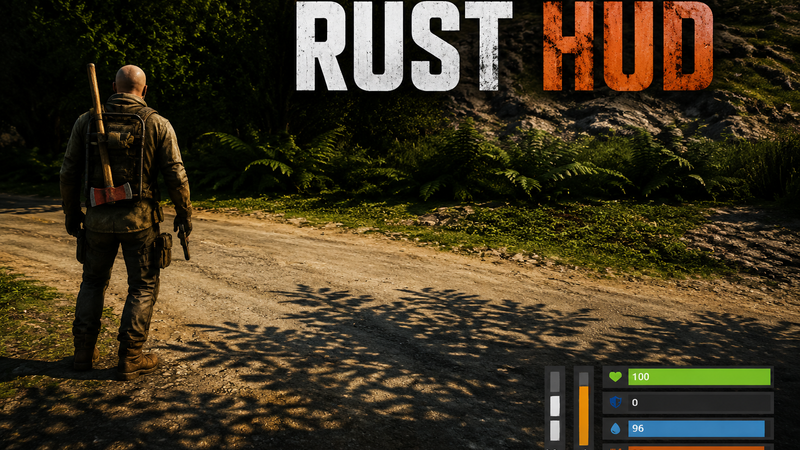 Rust Inspired HUD | FiveM Standalone Survival UI