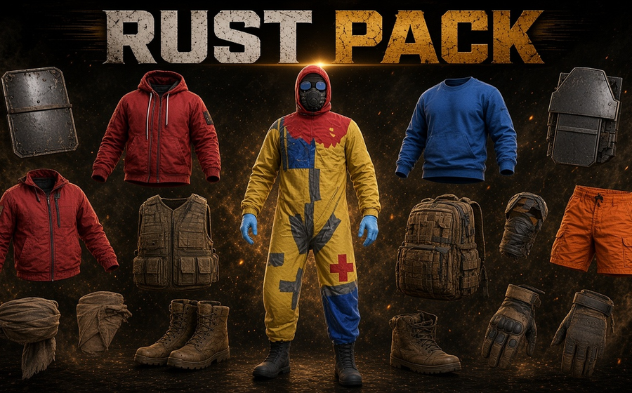 Rust Pack Hazmat, Scrap Armor & more