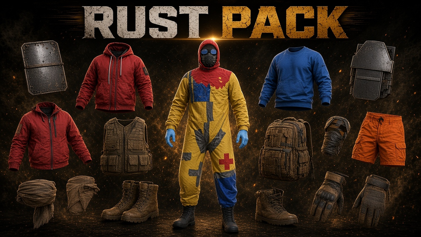 Rust Pack Hazmat, Scrap Armor & more
