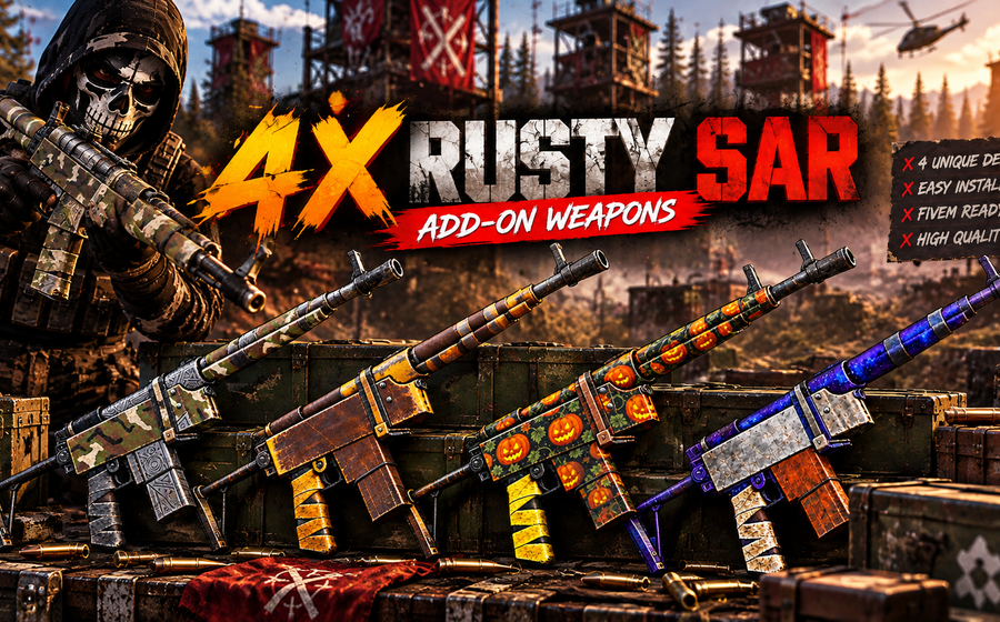 Rusty SAR Weapons Pack (4X)