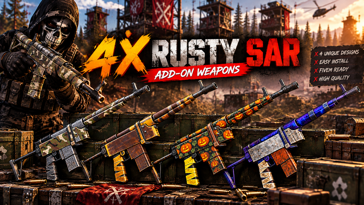 Rusty SAR Weapons Pack (4X)