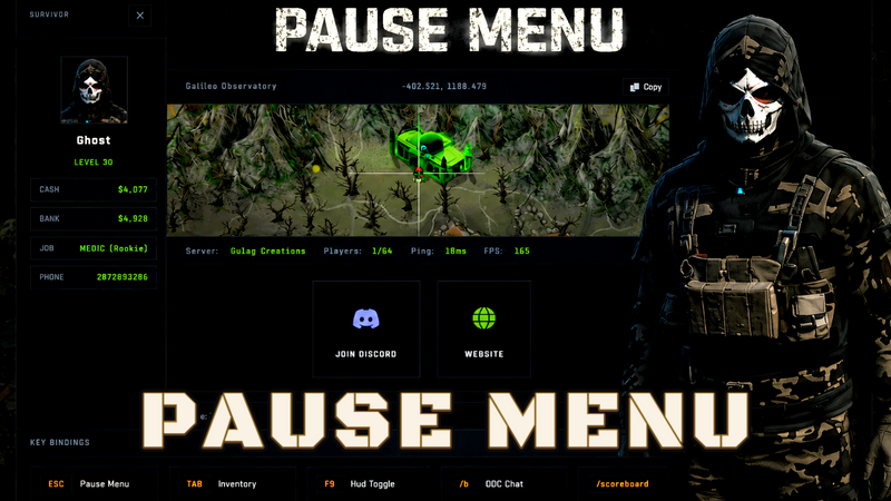 Pause Menu