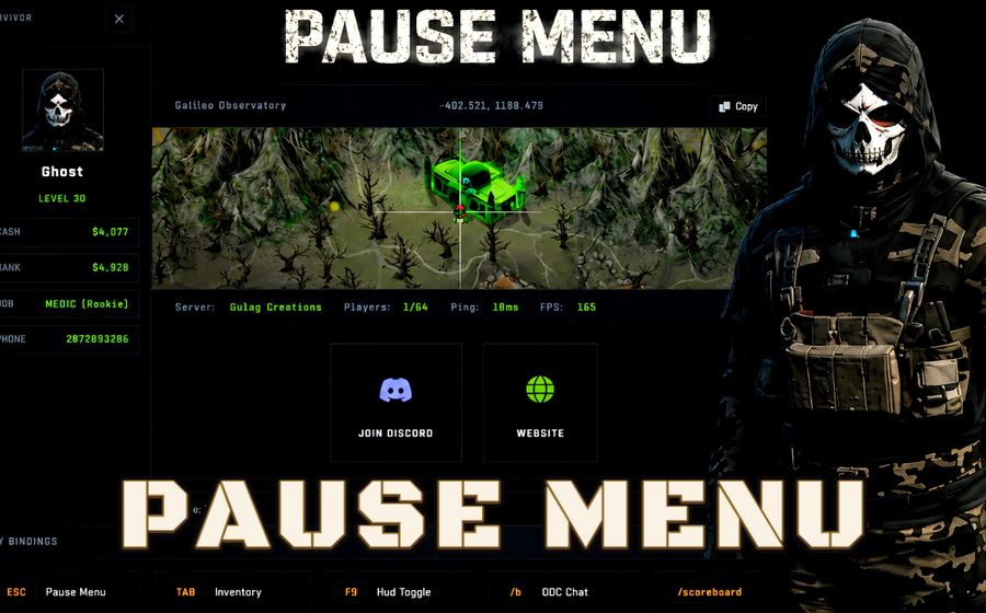 Pause Menu