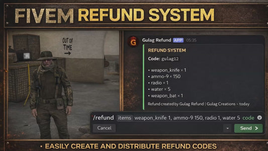 Gulag Refund — Discord + FiveM Refund System